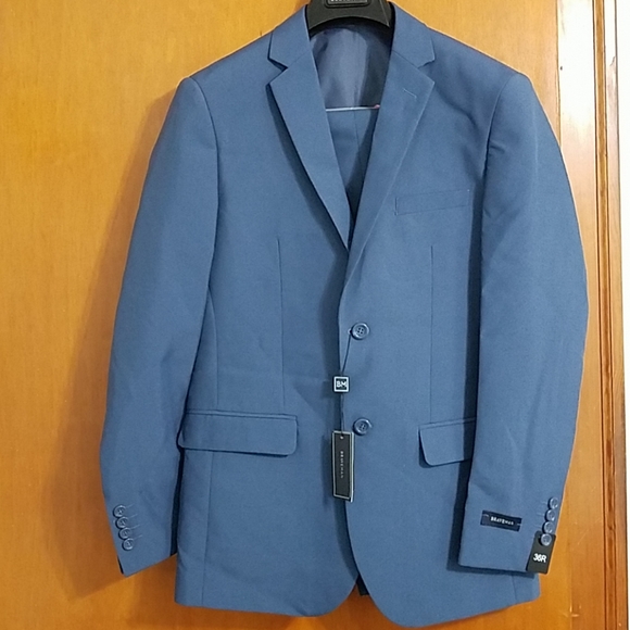 Men's 2 Button Solid Black Regular Fit Suit (We have more Braveman suits Call 1-844-650-3963 to order) main image 0